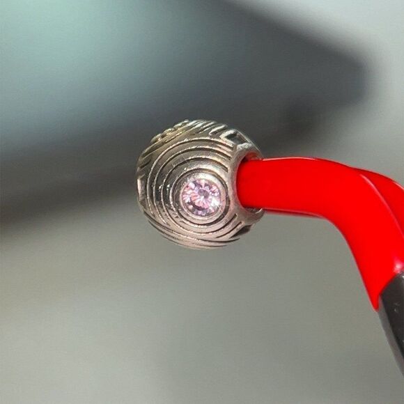 Pandora CZ Scroll Charm - Picture 6 of 6